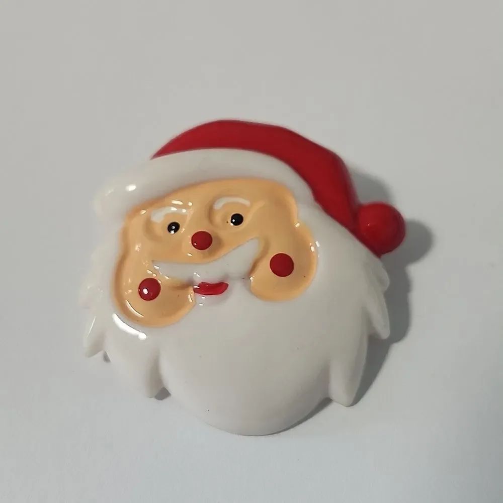 Festive Santa Claus Brooch
